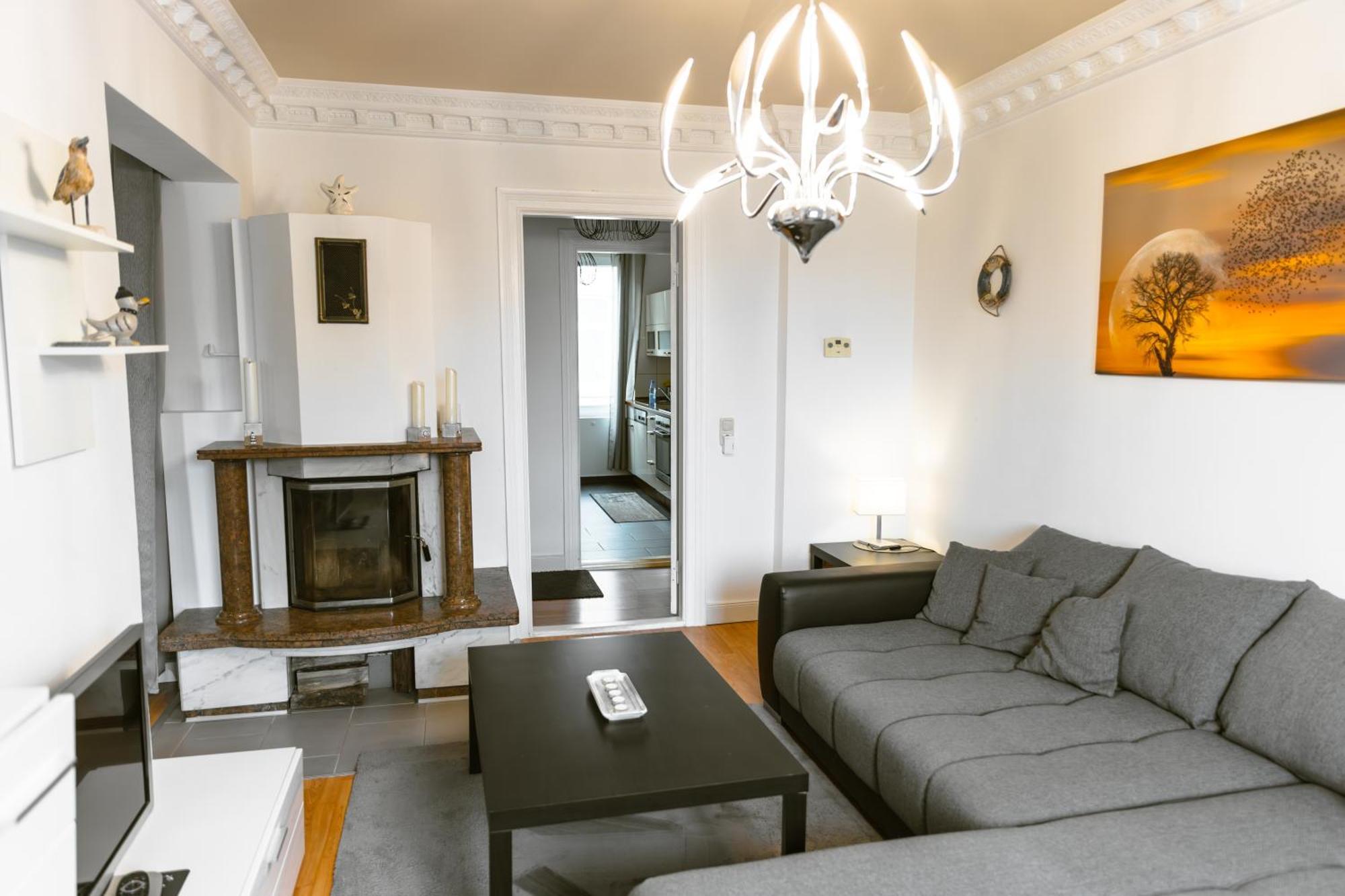 Exklusives Apartment Im Historischen Wohnhaus Mit Kamin, Bad & Viel Platz Μπρέμερχαφεν Εξωτερικό φωτογραφία